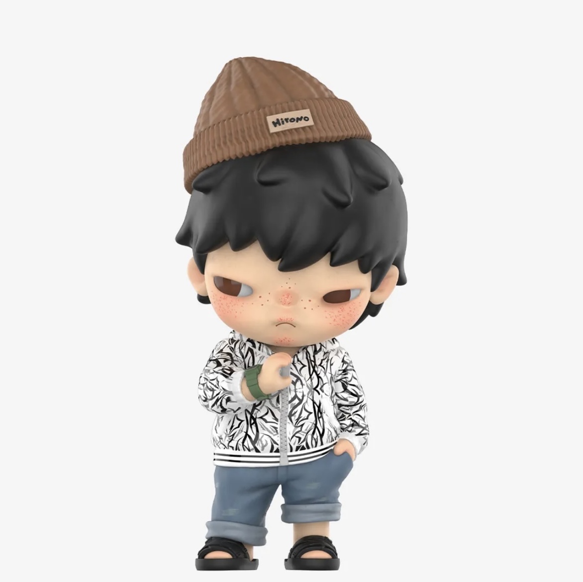 Pop Mart Hirono x Clot Series Sealed Case (6 Blind Boxes), Pop Mart Hirono x Clot Series Gift Box Edition Sealed Case (6 Blind Boxes) 착용 스타일 - 4
