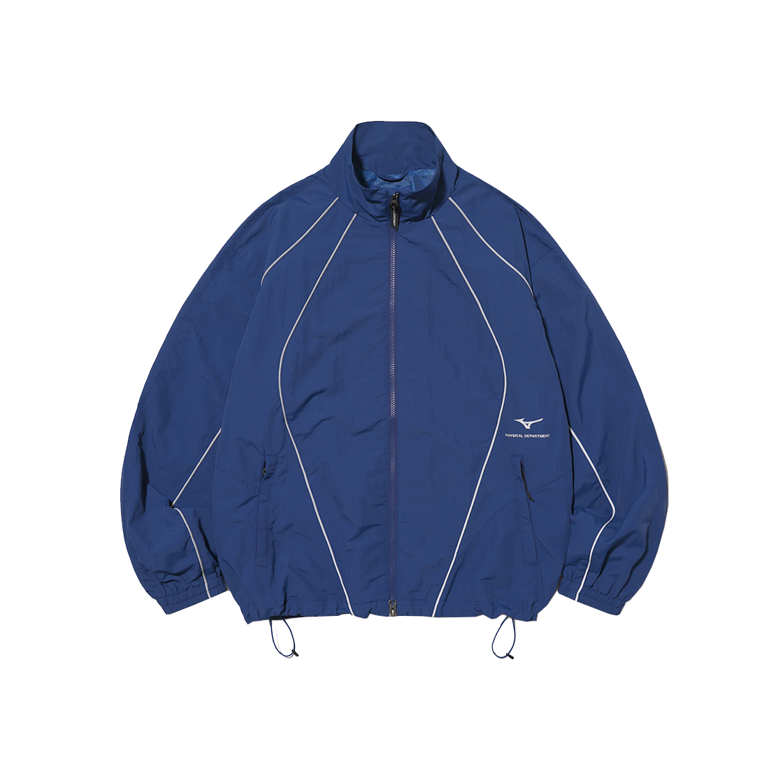 피뎁트 X 미즈노 2WAY 파이핑 트랙자켓 블루([Phyps Dept X Mizuno] 2WAY Piping Track Jacket Blue)