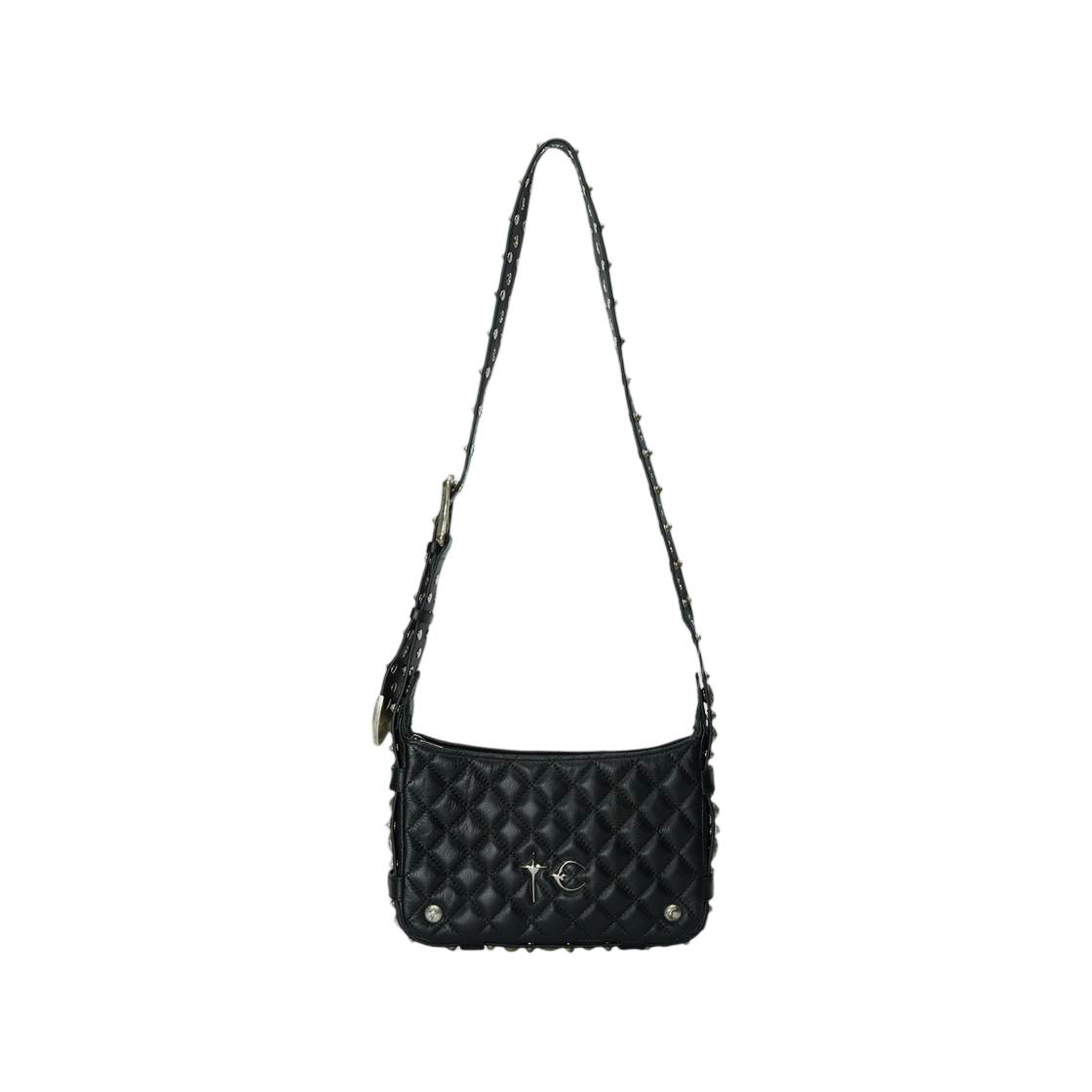 떠그 클럽 엔젤스 퀼티드 벨트 백 블랙(Thug Club Angels Quilted Belt Bag Black)