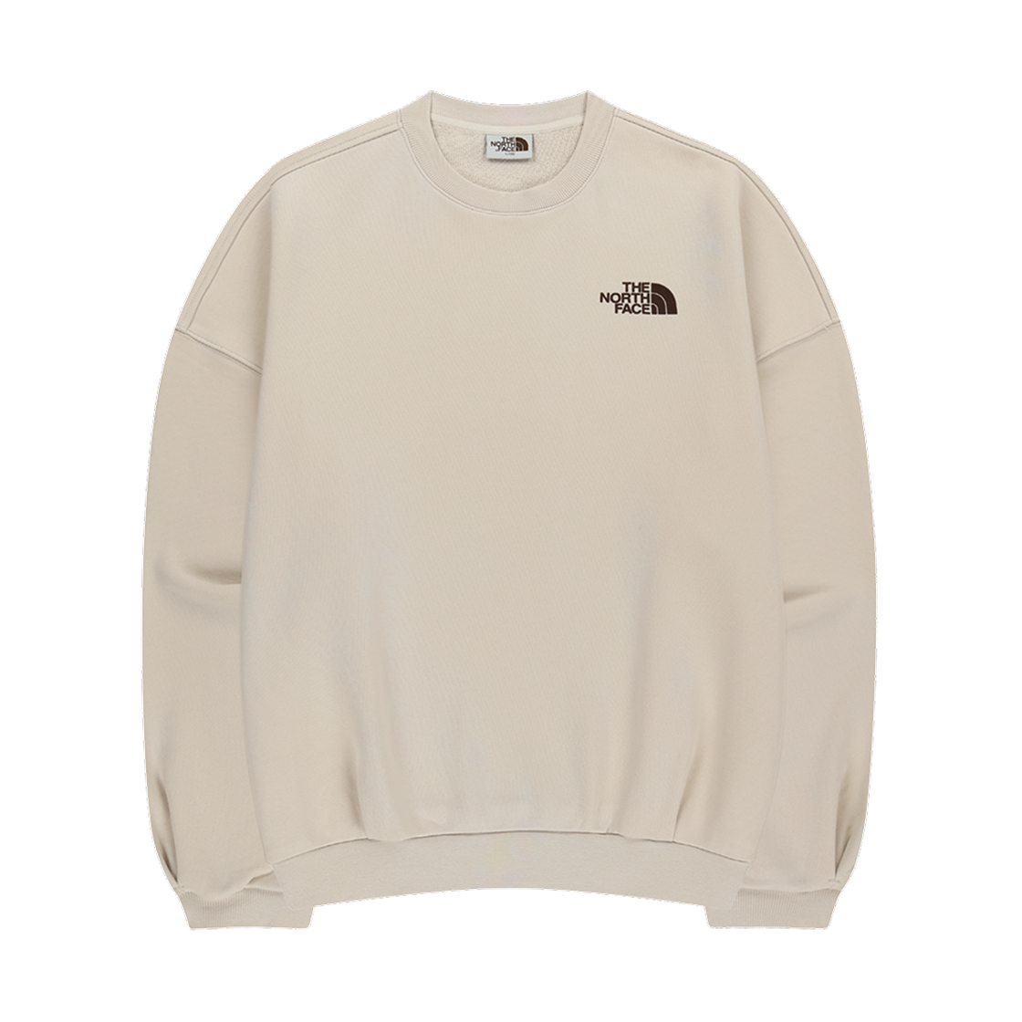 NM5MR52K The North Face Logo Sweatshirts Cream Beige - 25FW