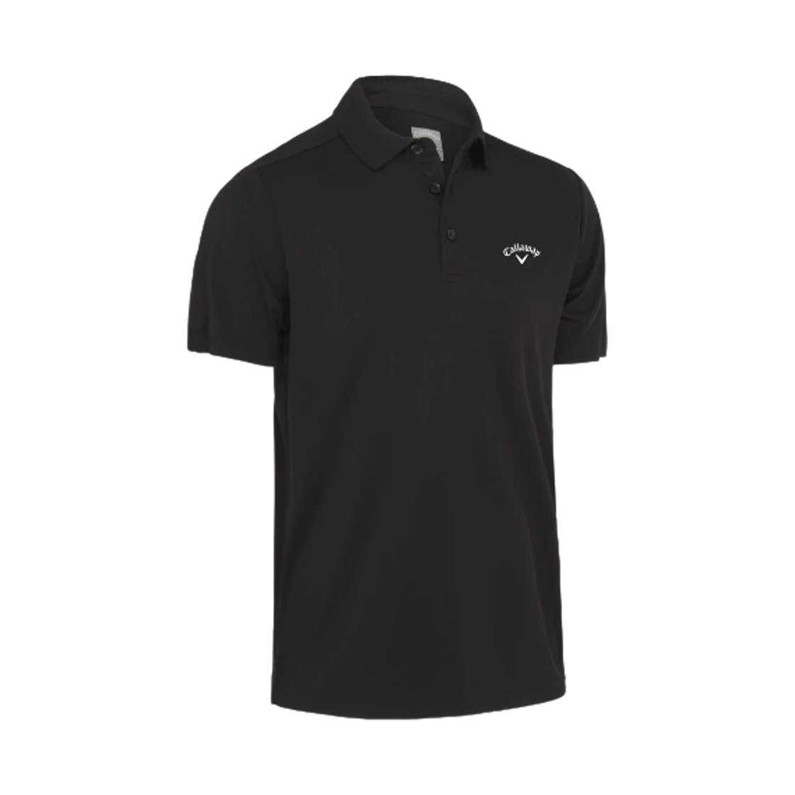 CGKFB0W3GG-002 Callaway Tournament Golf Polo Shirt Caviar (Logo On Left Chest)