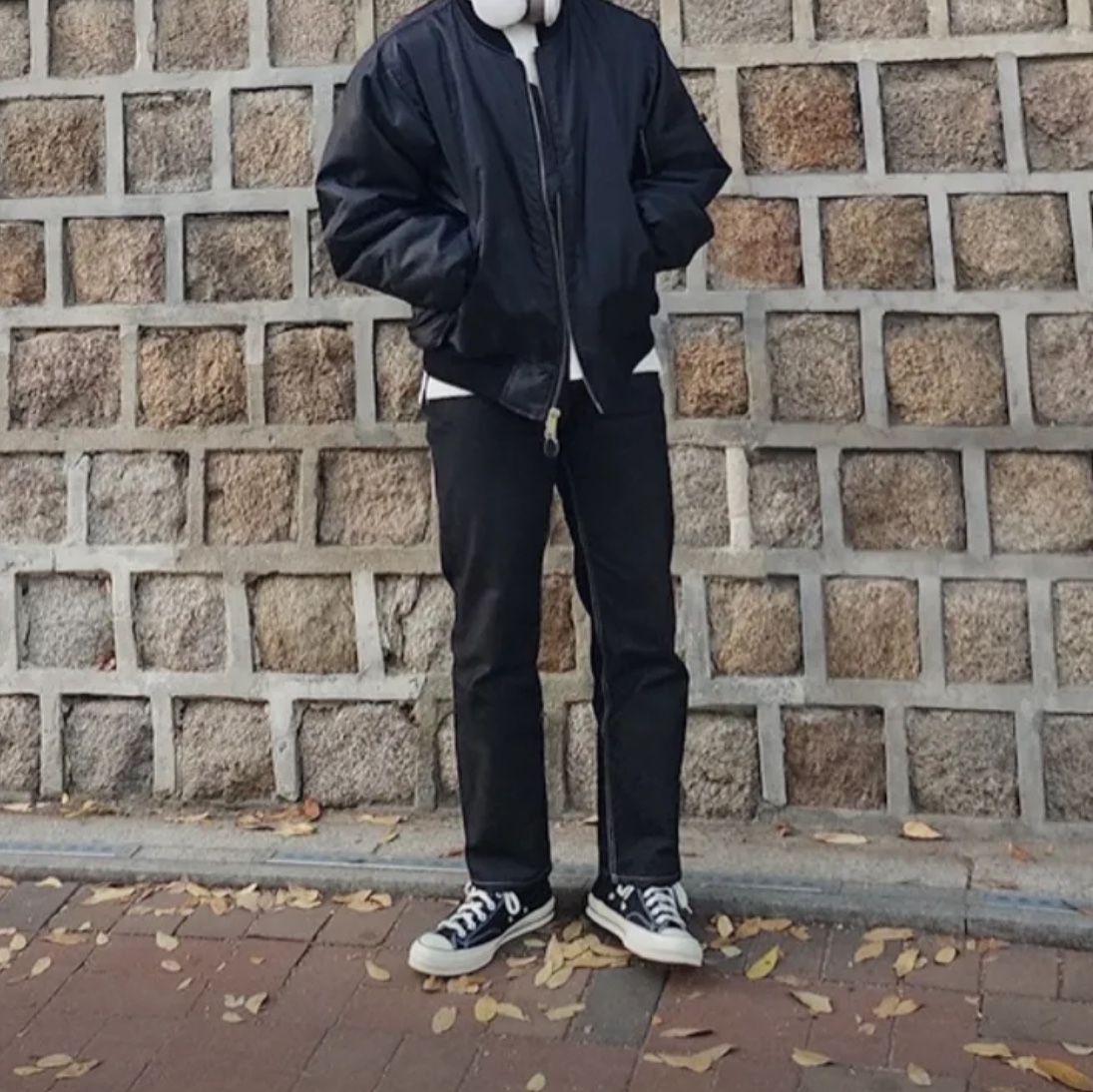Converse Chuck 70 Hi Black 착용 스타일