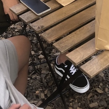 Vans ComfyCush Old Skool Black True white 착용 스타일