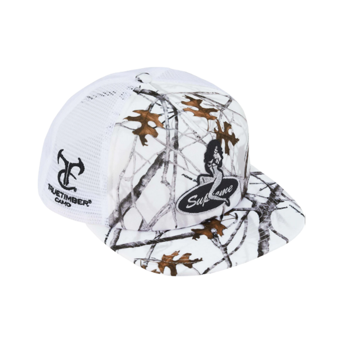 슈프림 핀업 메쉬 백 5-패널 트루팀버 컨실 화이트 카모 - 25FW(Supreme Pinup Mesh Back 5-Panel TrueTimber Conceal White Camo - 25FW) - 2