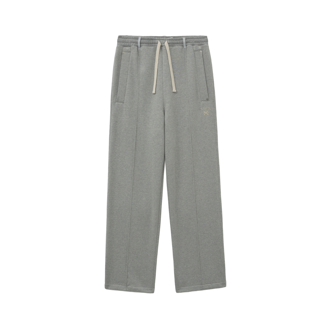 SA253UTP04MGY0 SATUR Teo Cotton Banding Sweatpants Melange Gray