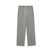 SATUR Teo Cotton Banding Sweatpants Melange Gray