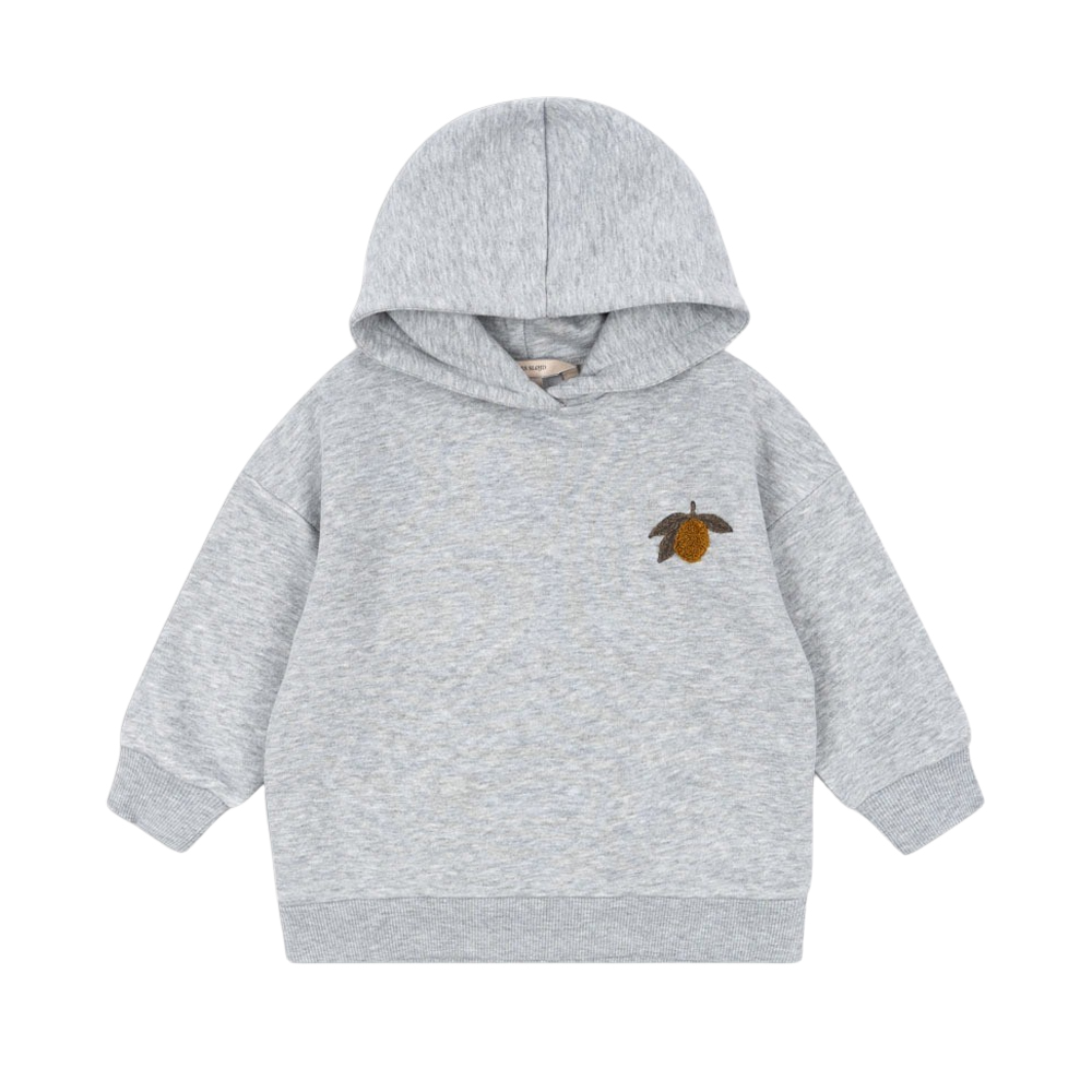 콩제슬래드 루 스웻 후드 레몬(Konges Sløjd Lou Sweat Hood Ocs Grey Melange)