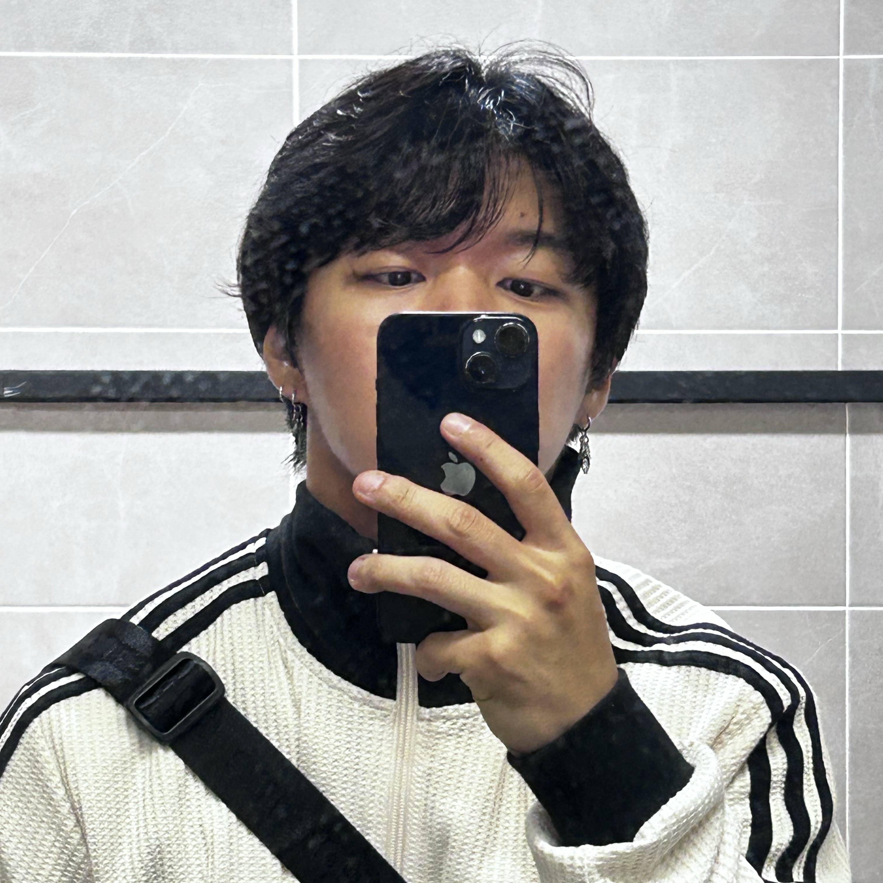 Adidas Waffle Beckenbauer Track Top Wonder White - KR Sizing 착용 스타일