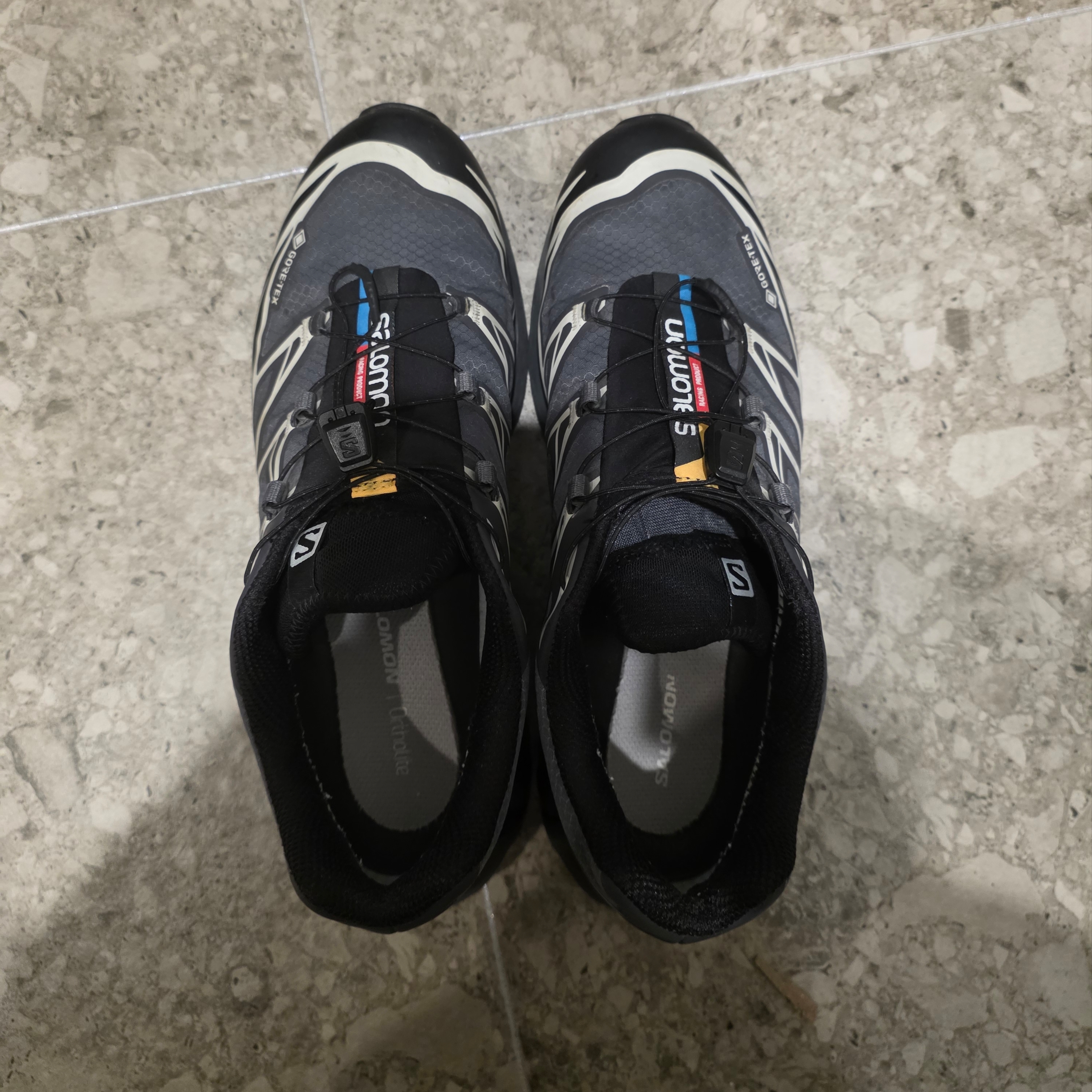 Salomon XT-6 Gore-Tex Black Ebony 착용 스타일
