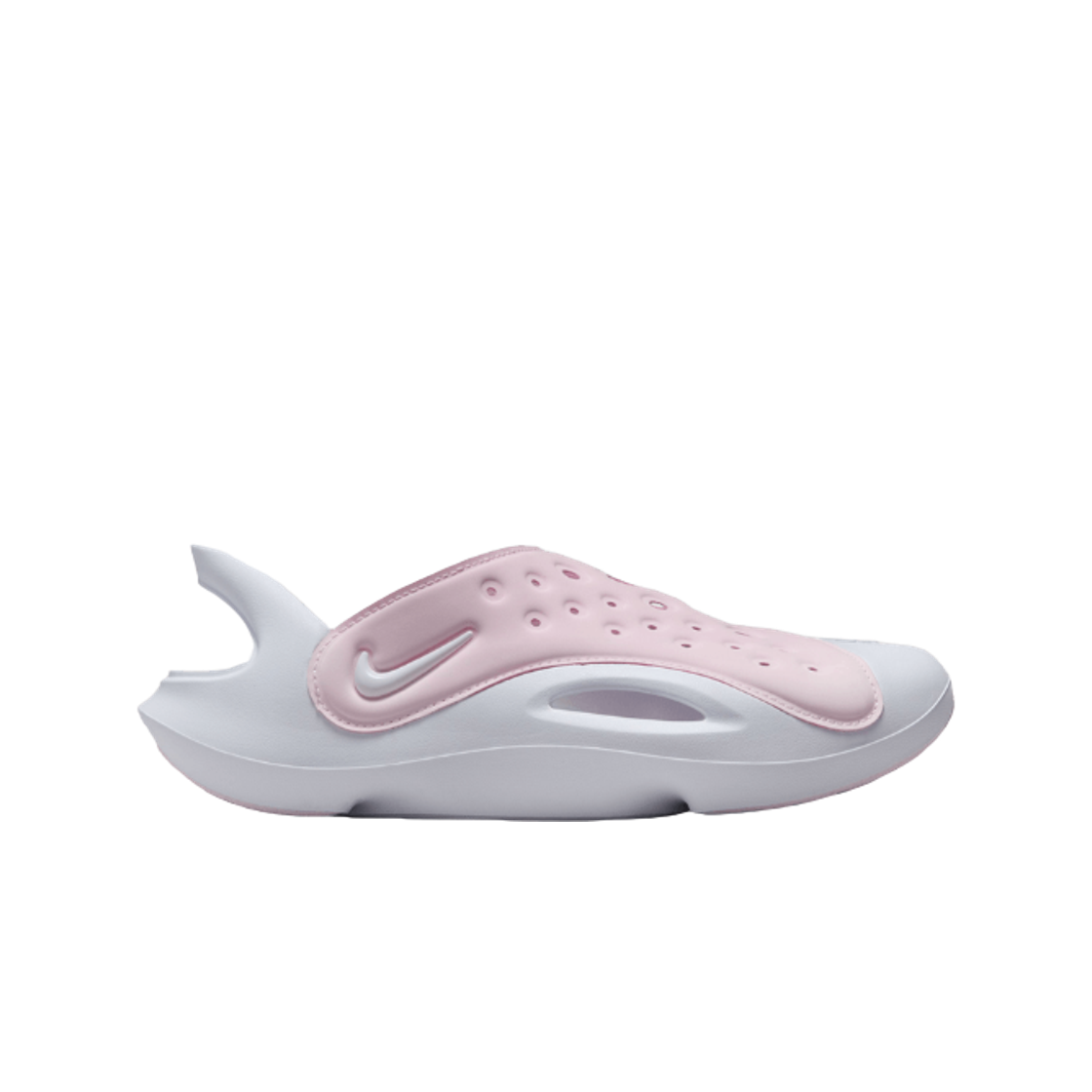 FV6363-600 (GS) Nike Aqua Swoosh Sandal Pink Foam White