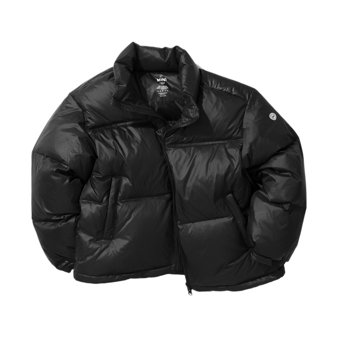 (키즈) 프라그먼트 미니 쇼트 다운 자켓 블랙((Kids) Frgmt Mini Short Down Jacket Black) - 1