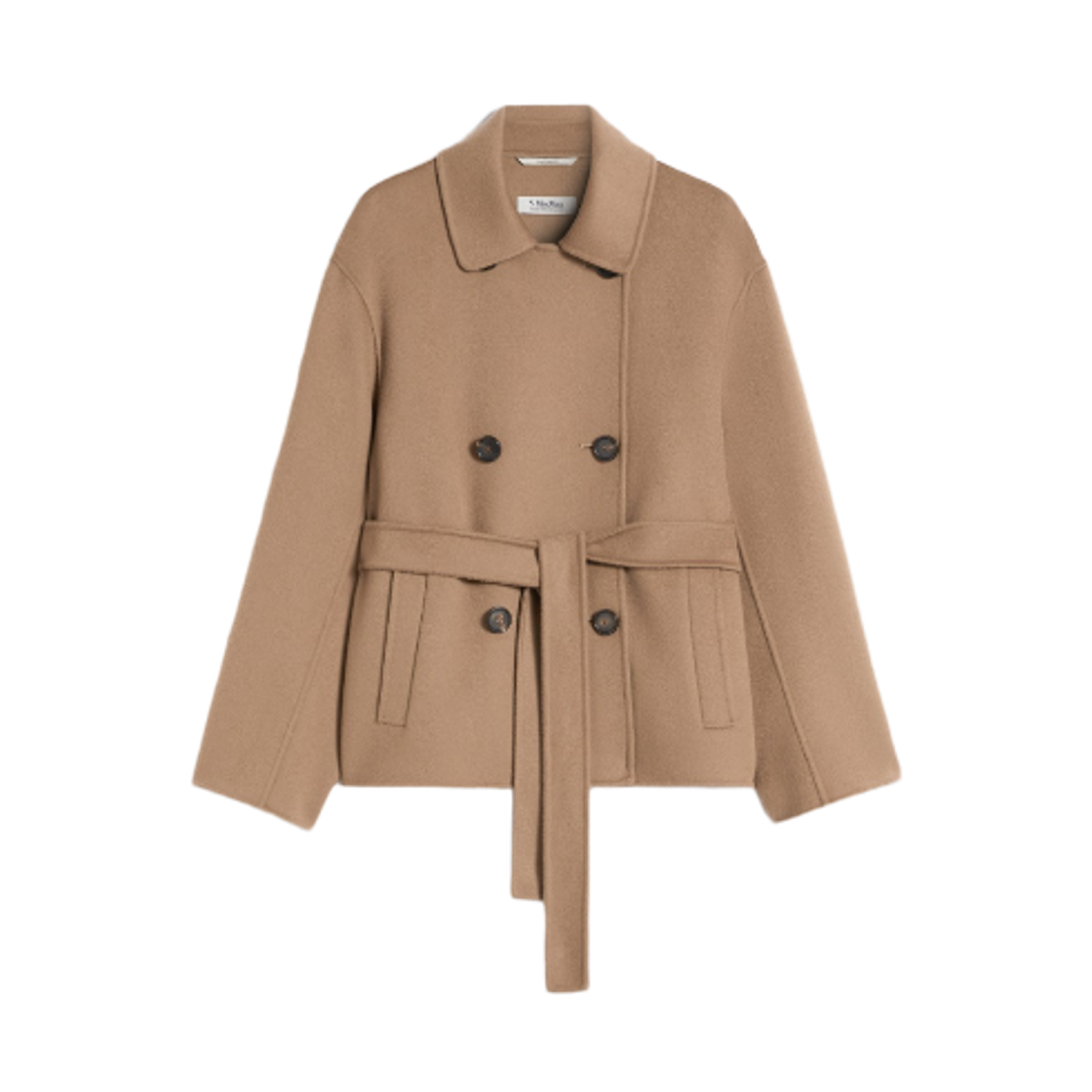 (W) S 막스마라 카롤리나 버진 울 자켓 헤이즐넛 브라운((W) S Max Mara Carolina Virgin Wool Jacket Hazelnut Brown)