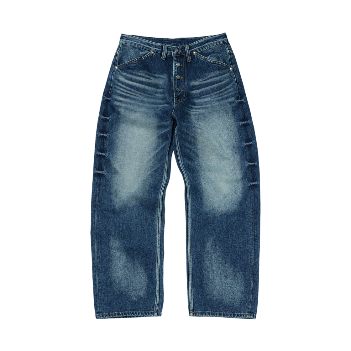 떠그 클럽 TC 레더 백 포켓 팬츠 블루(Thug Club TC Leather Back Pocket Pants Blue)