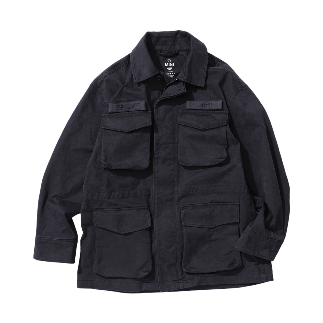 (키즈) 프라그먼트 미니 코튼 필드 자켓 네이비((Kids) Frgmt Mini Cotton Field Jacket Navy)