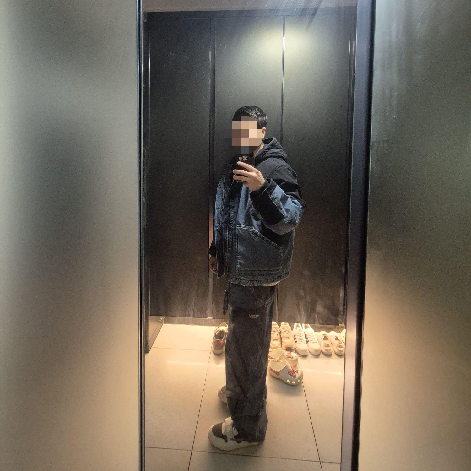 Supreme x Dickies Cordura Hooded Work Jacket Denim - 25FW 착용 스타일 - 4