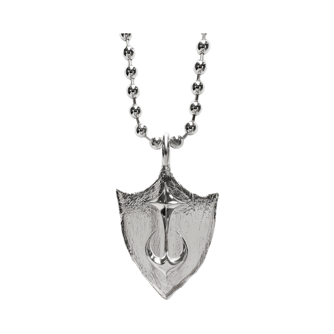 떠그 클럽 TC 쉴드 네클리스 실버(Thug Club TC Shield Necklace Silver)