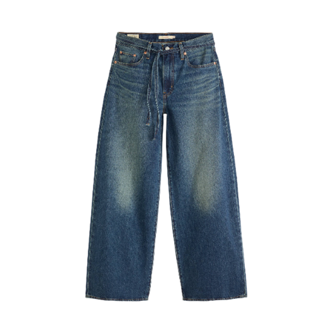 (W) 리바이스 배기 XL 스트레이트 데님 진 블루