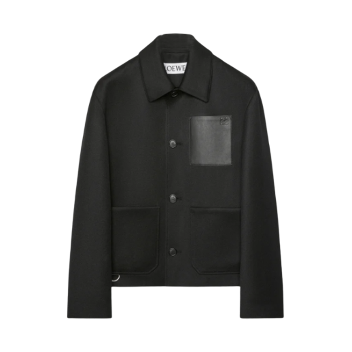 로에베 울 & 캐시미어 워크웨어 자켓 블랙(Loewe Workwear Jacket in Wool & Cashmere Black)