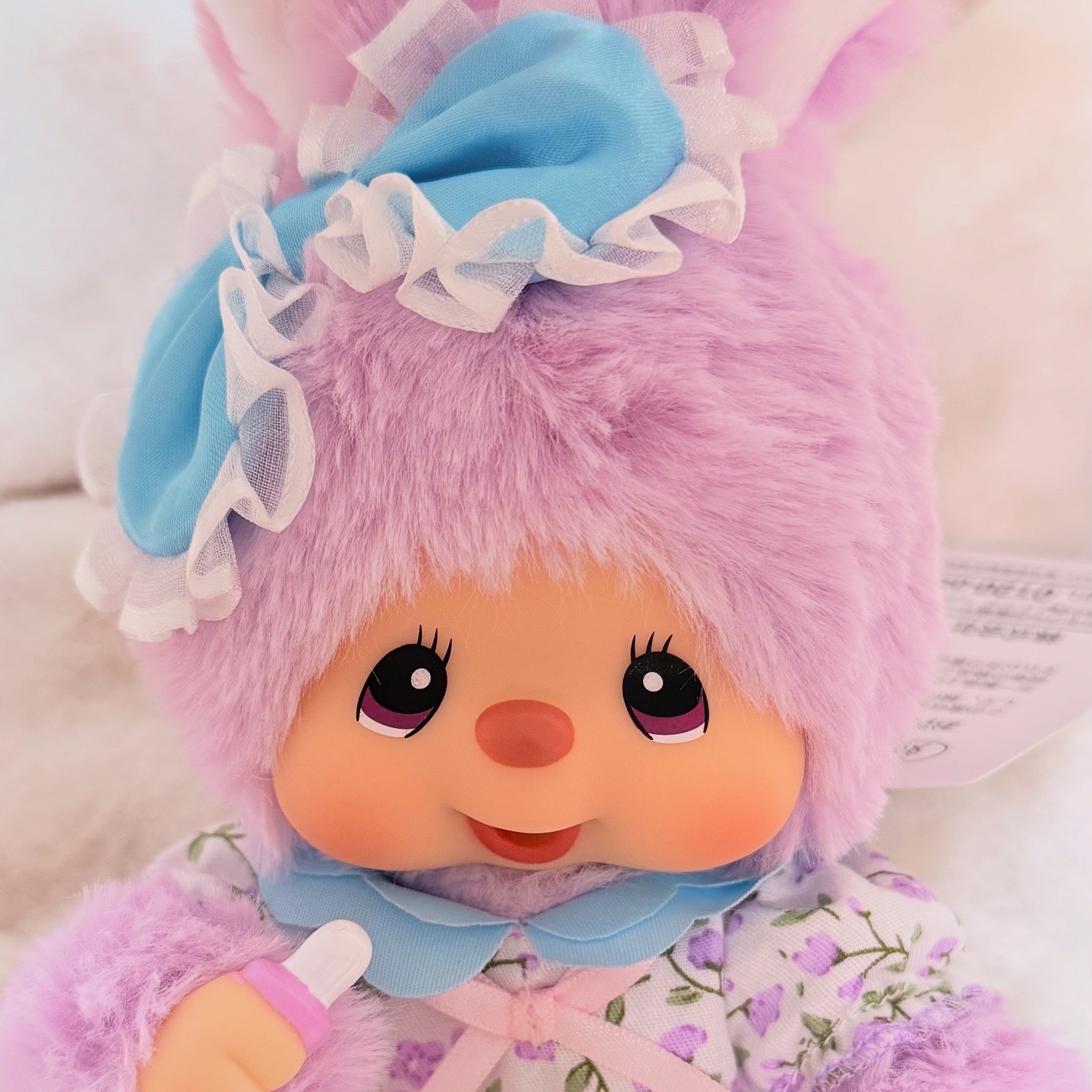 Monchhichi Lavender Sprite Posing Monchhichi S Girl Doll, Monchhichi Lavender Sprite Posing Chimutan S Doll 착용 스타일 - 4