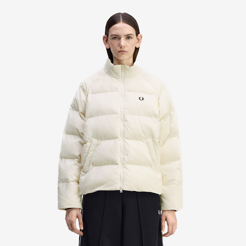 프레드 페리 우먼스 래글런 슬리브 패디드 재킷 에크루(Fred Perry Womens Raglan Sleeve Padded Jacket Ecru) - 2