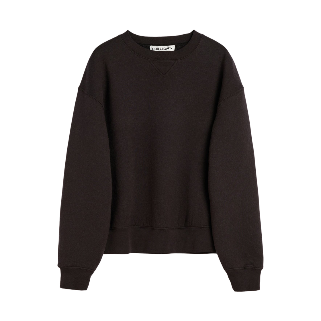 M4256PB Our Legacy Perfect Sweatshirt Black Bear Wooly Fleece