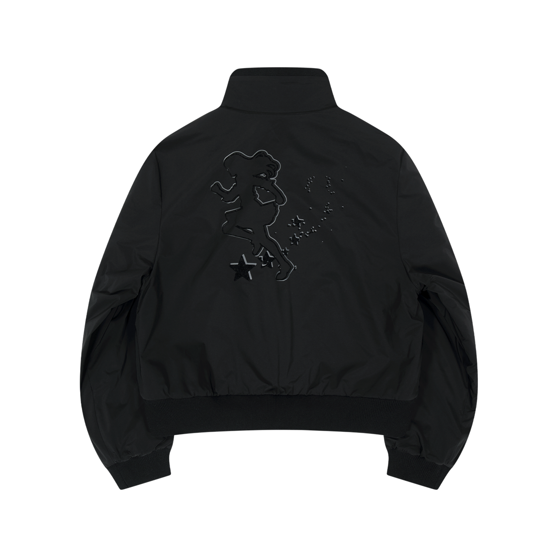 오호스 리버시블 플리스 봄버 자켓 블랙(OJOS Reversible Fleece Bomber Jacket Black) - 4