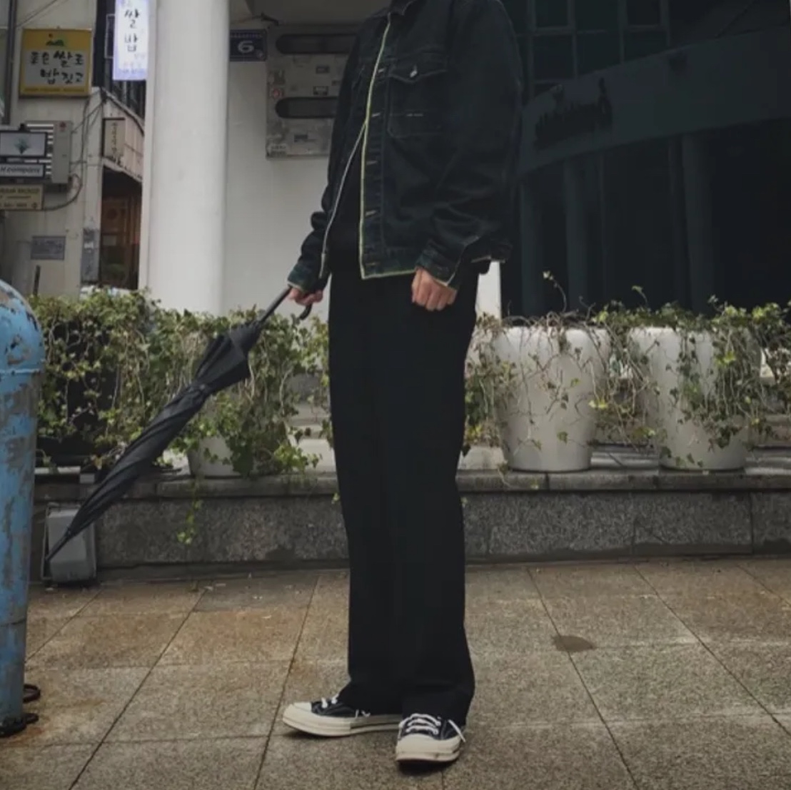 Converse Chuck 70 Ox Black - Standard 착용 스타일