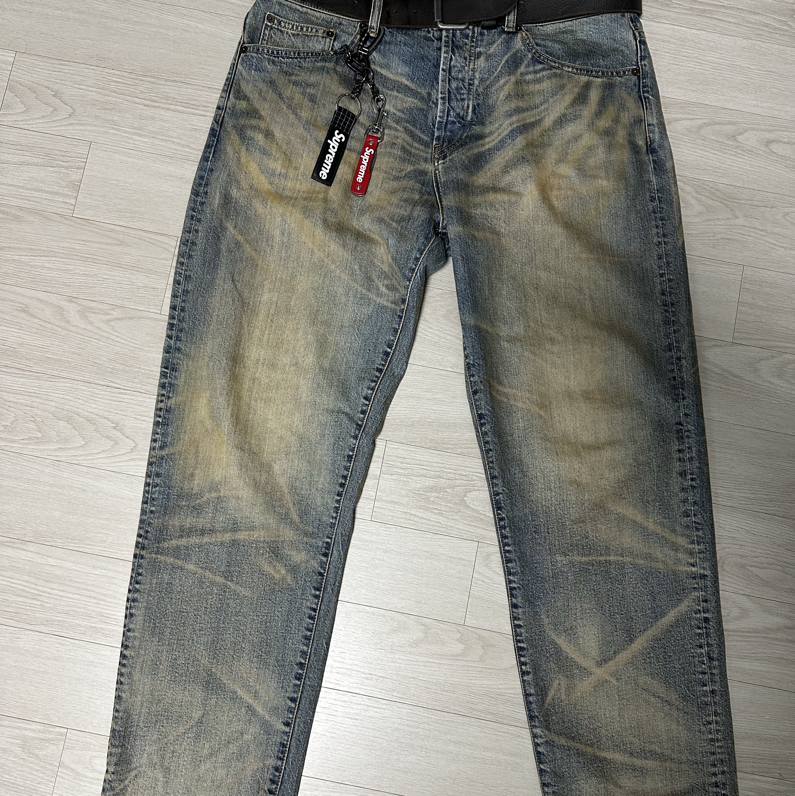 Supreme Regular Jean (25FW) Dirty Indigo パンツ 30 Supreme Regular