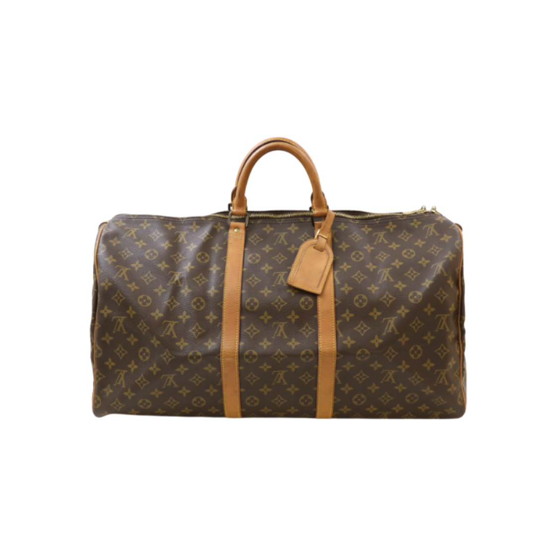 ITSO2EGL3NW9 Louis Vuitton Monogram Keepall 55 Boston Tote Bag