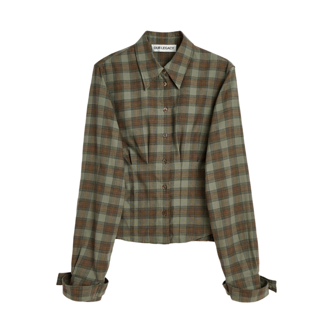 (W) 아워레가시 언벨롭 셔츠 아이오와 플란넬 체크((W) Our Legacy Envelop Shirt Iowa Flannel Check)