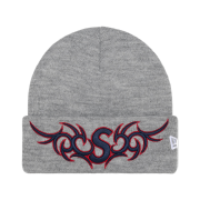 Supreme New Era Tribal S Logo Beanie Heather Grey - 25FW