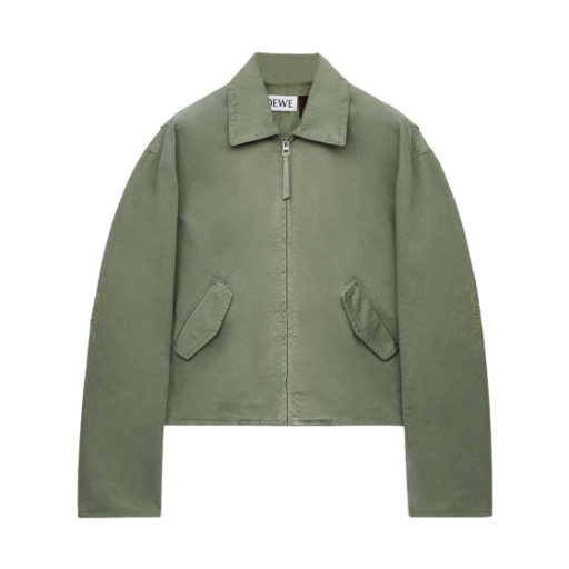 로에베 코튼 애너그램 자켓 세이지(Loewe Cotton Anagram Jacket Sage)