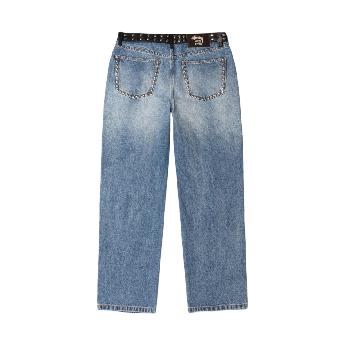 스투시 x 웨일즈 보너 스터드 진 워시드 블루(Stussy x Wales Bonner Studded Jean Washed Blue) - 2