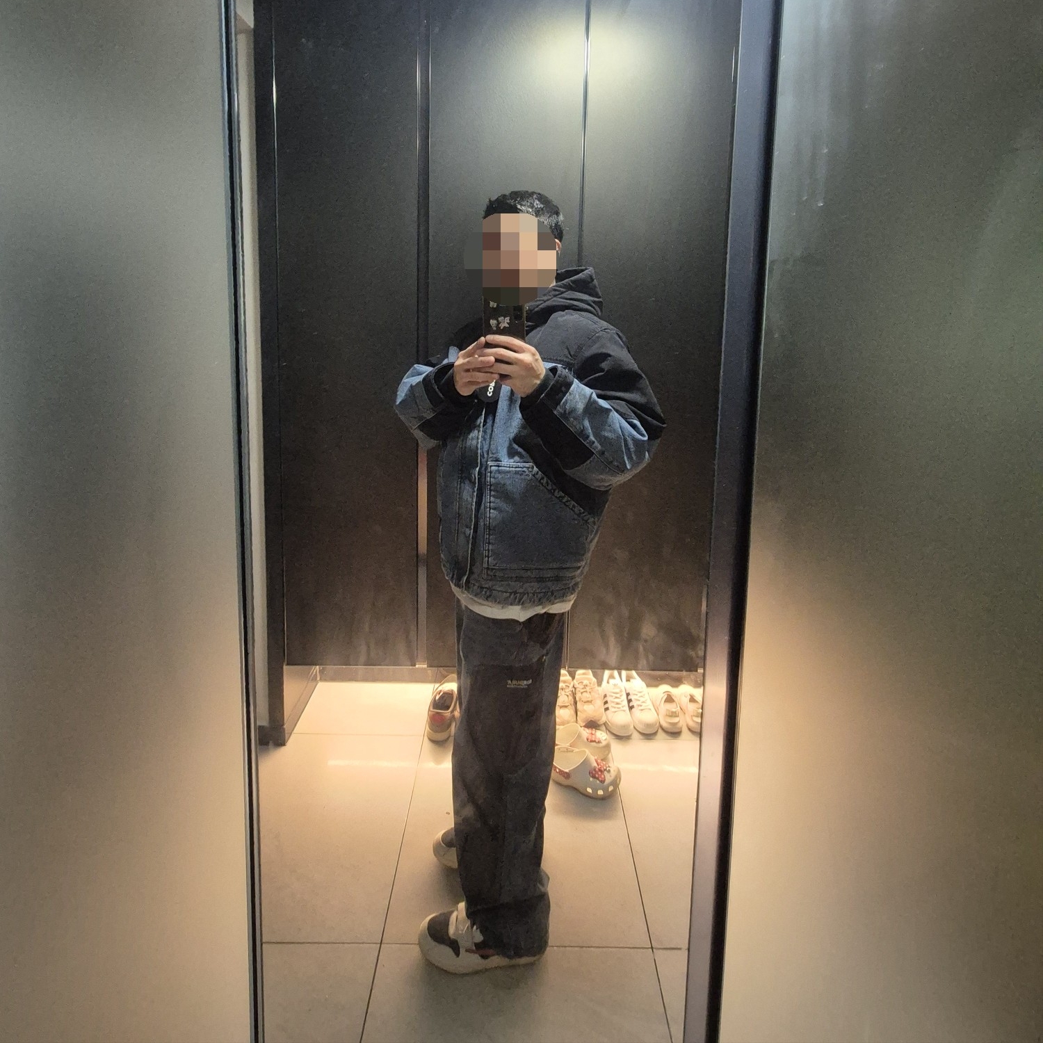 Supreme x Dickies Cordura Hooded Work Jacket Denim - 25FW 착용 스타일 - 1