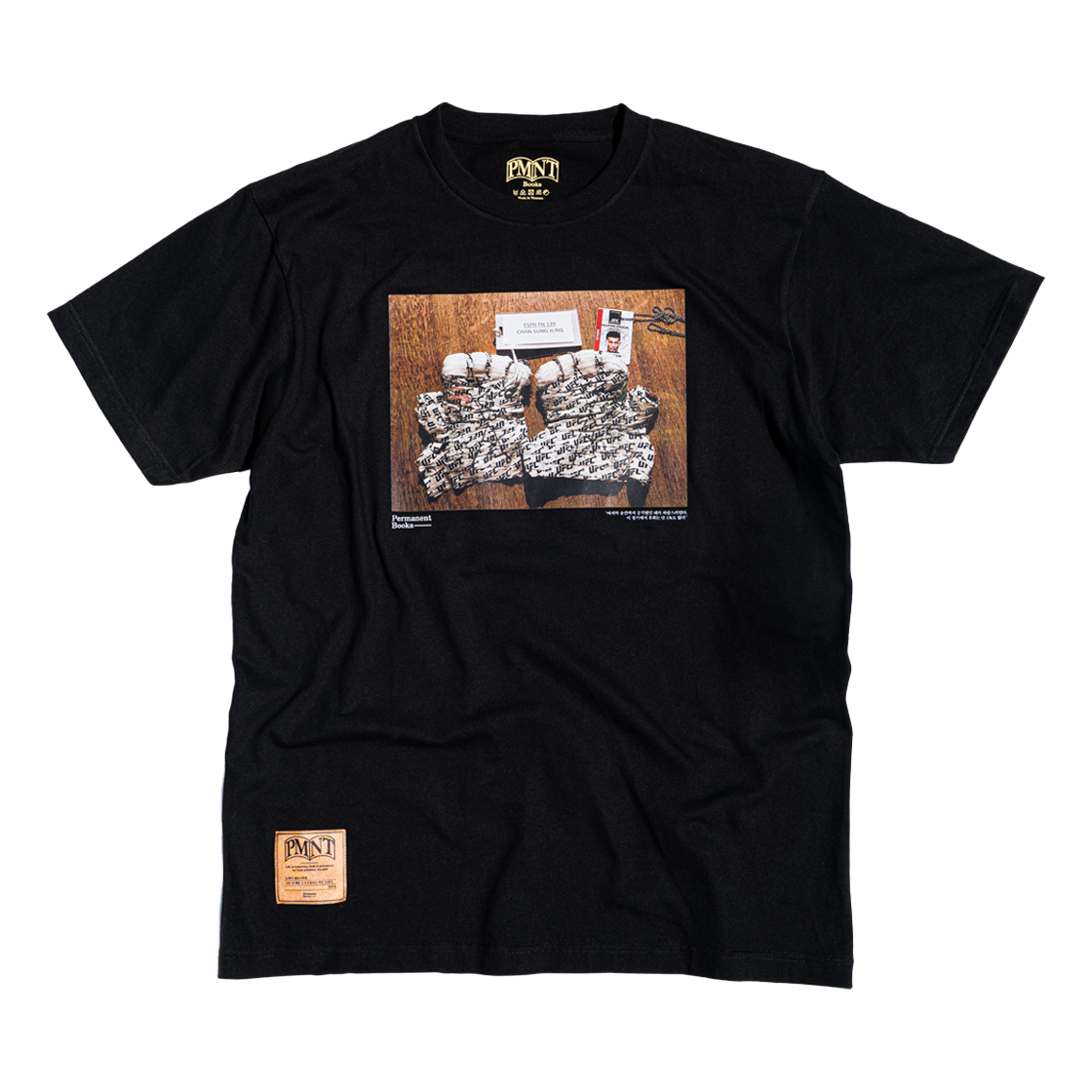 PMNT x 정찬성 티셔츠 블랙 C(PMNT x Jung Chan Sung T-Shirt Black C)