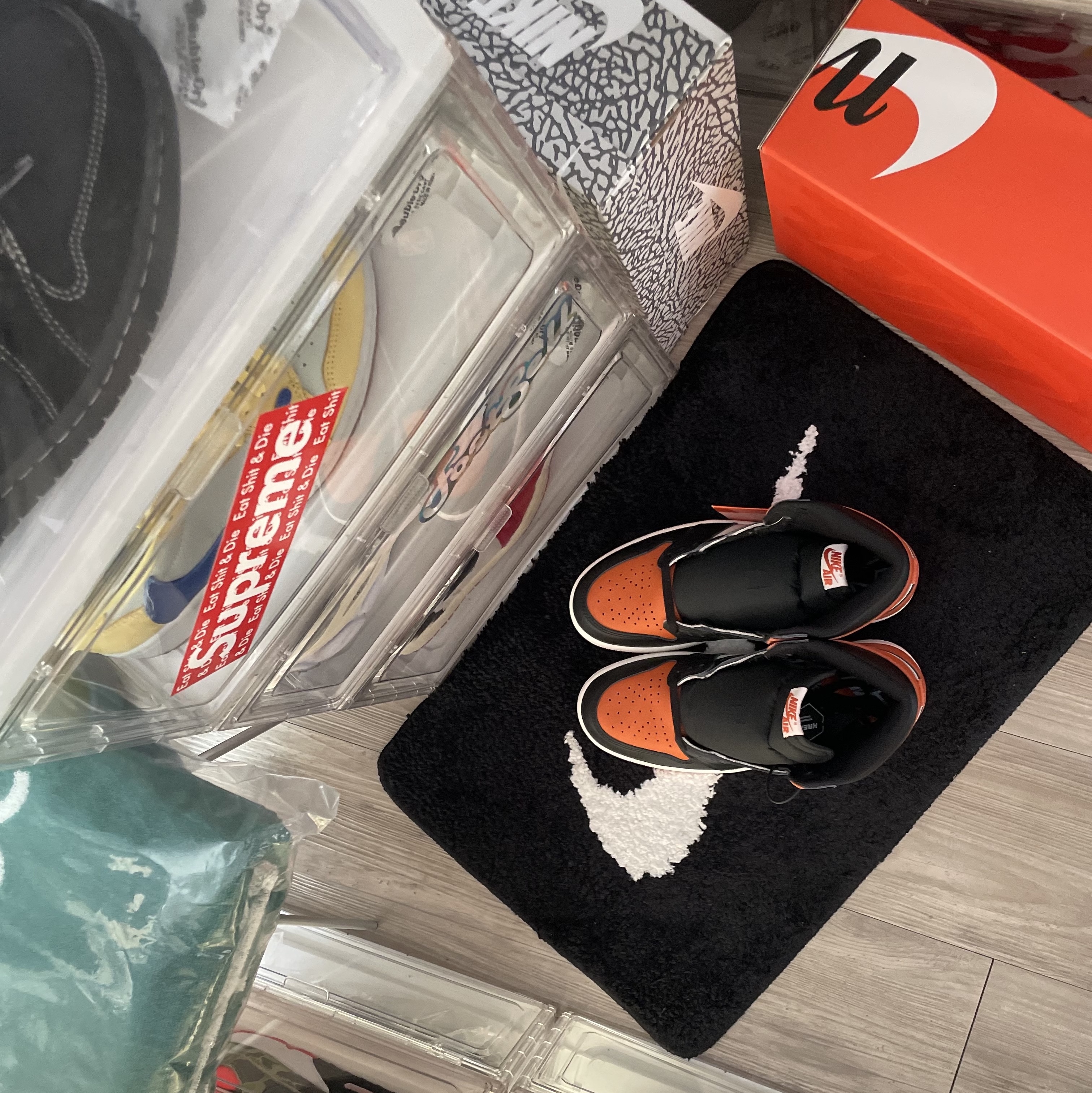 Jordan 1 Retro High OG Shattered Backboard, Jordan 1 Retro High OG Chicago 2022 착용 스타일 - 5