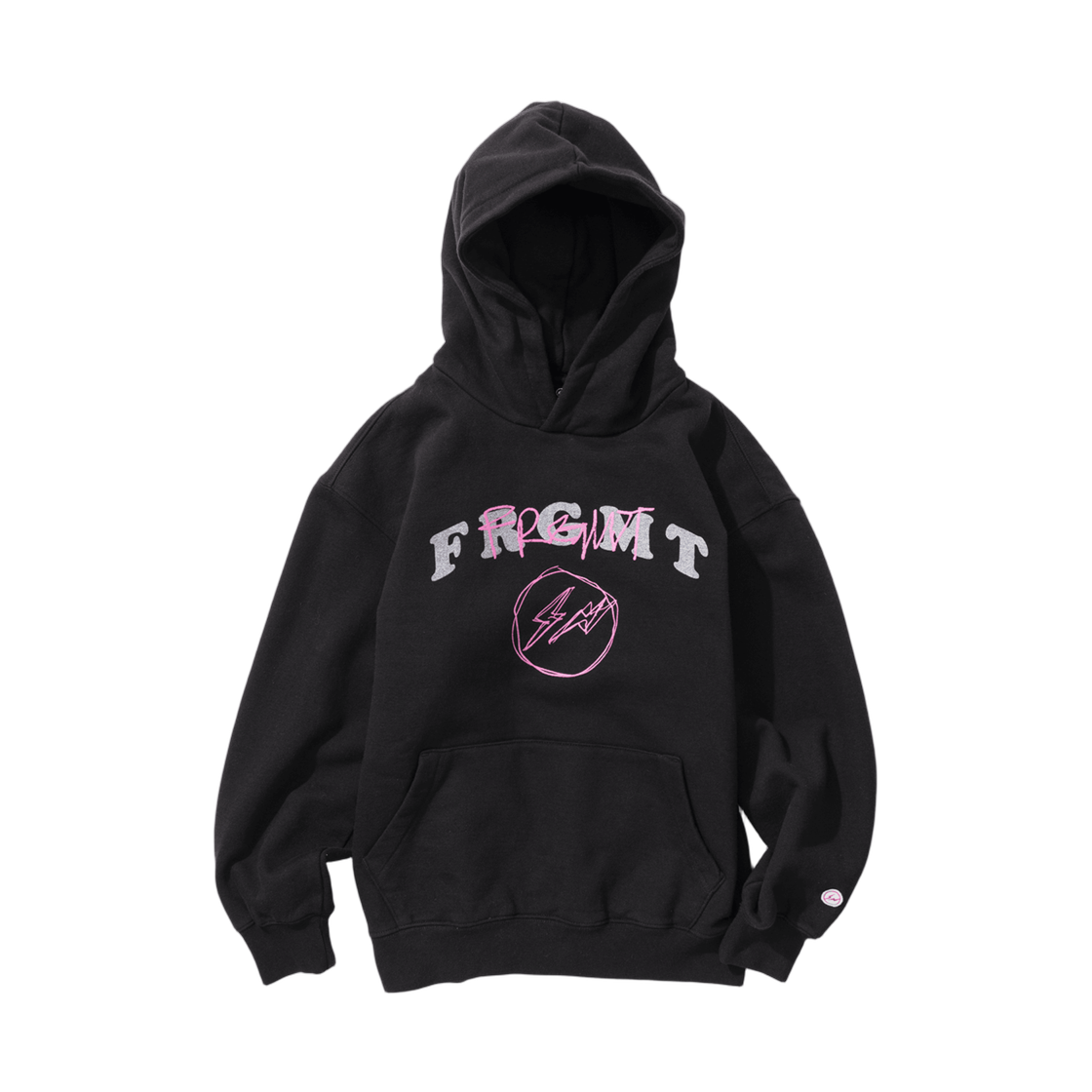 (키즈) 프라그먼트 미니 로고 후드 블랙((Kids) Frgmt Mini Logo Hoodie Black)