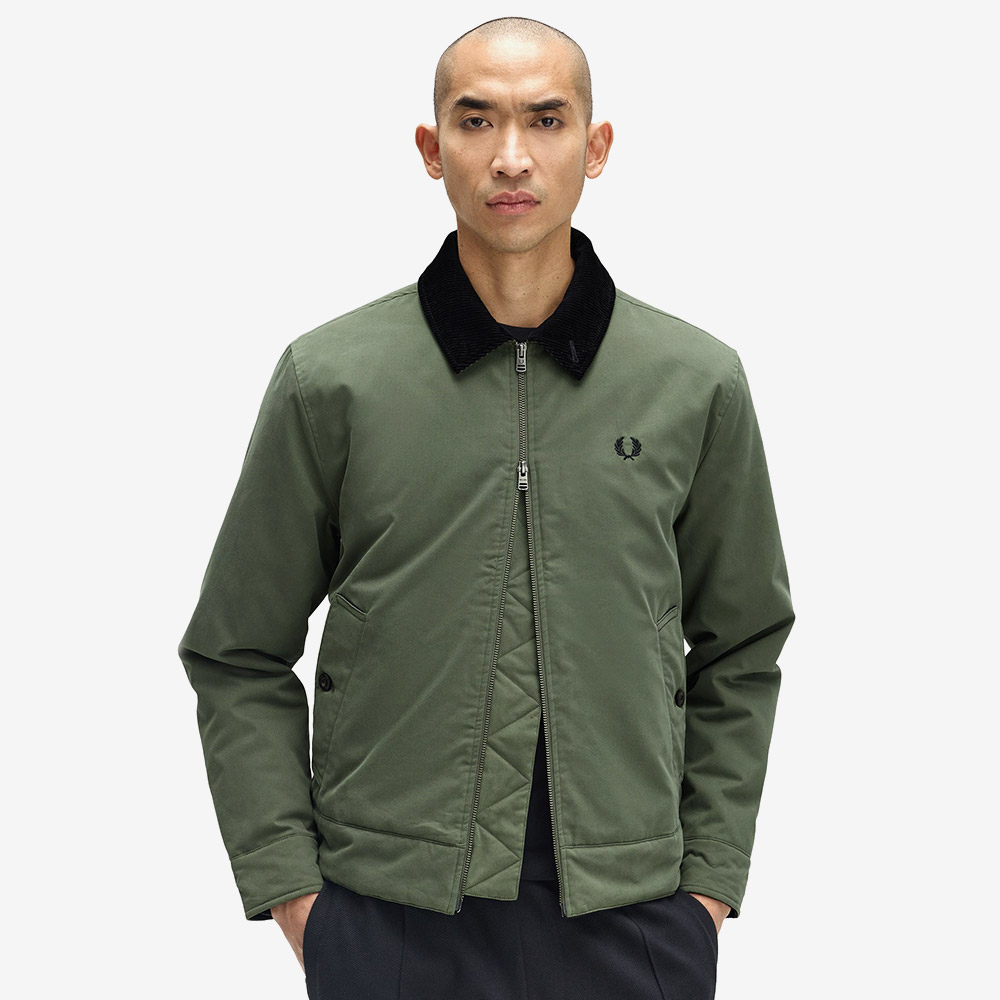 프레드 페리 투웨이 카반 재킷 로렐리스그린(Fred Perry The Caban Jacket Laurel Wreath Green) - 3