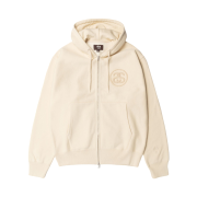 Stussy x Wales Bonner Fleece Zip Hoodie Ivory