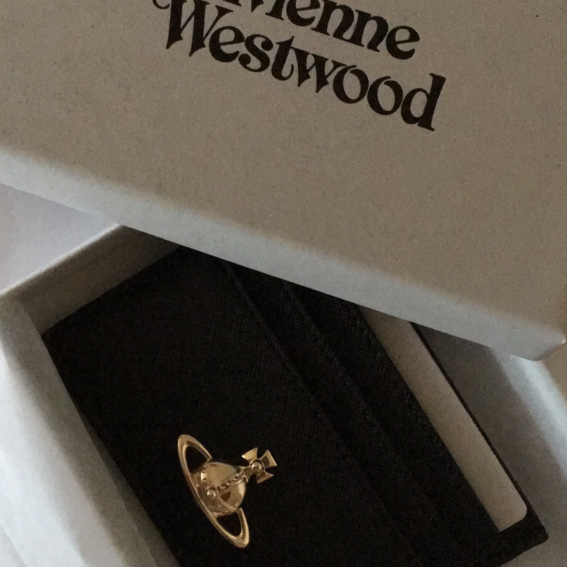 Vivienne Westwood Logo Flat Card Holder Black 착용 스타일