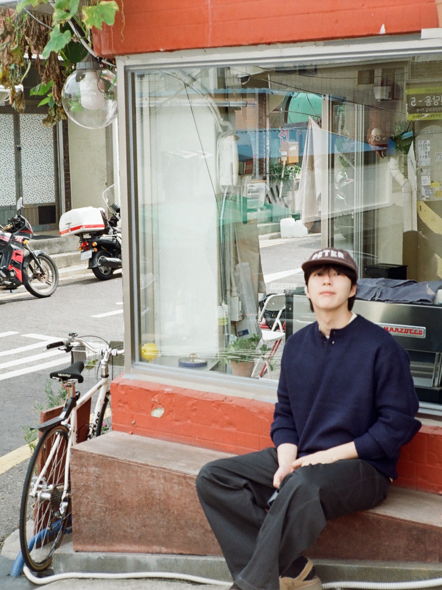 My Name is Peter 6-Panel Peter Cap Charcoal 착용 스타일 - 10