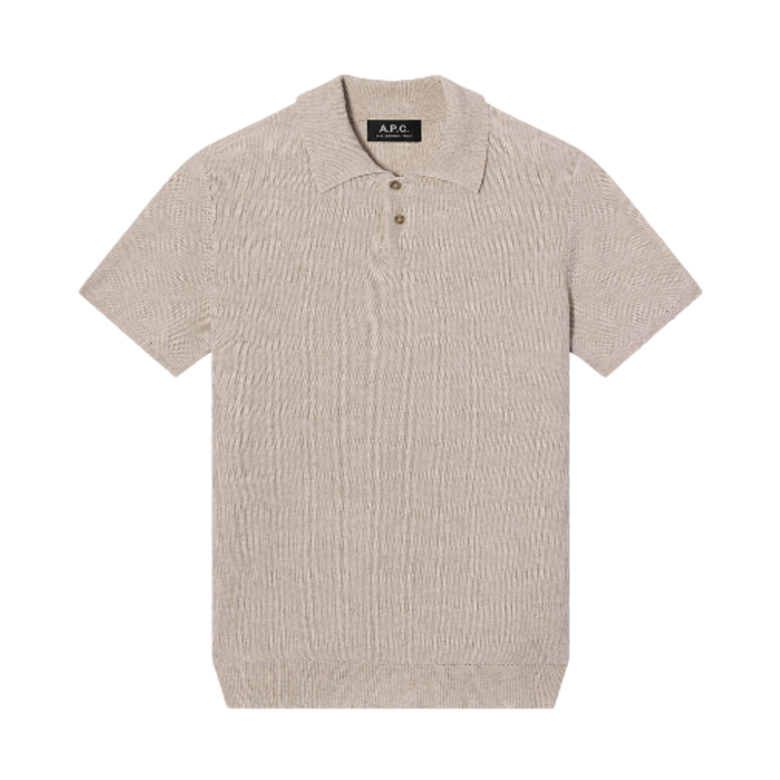 VIAJC-H23315-BAA A.P.C. Jay Polo Shirt Beige