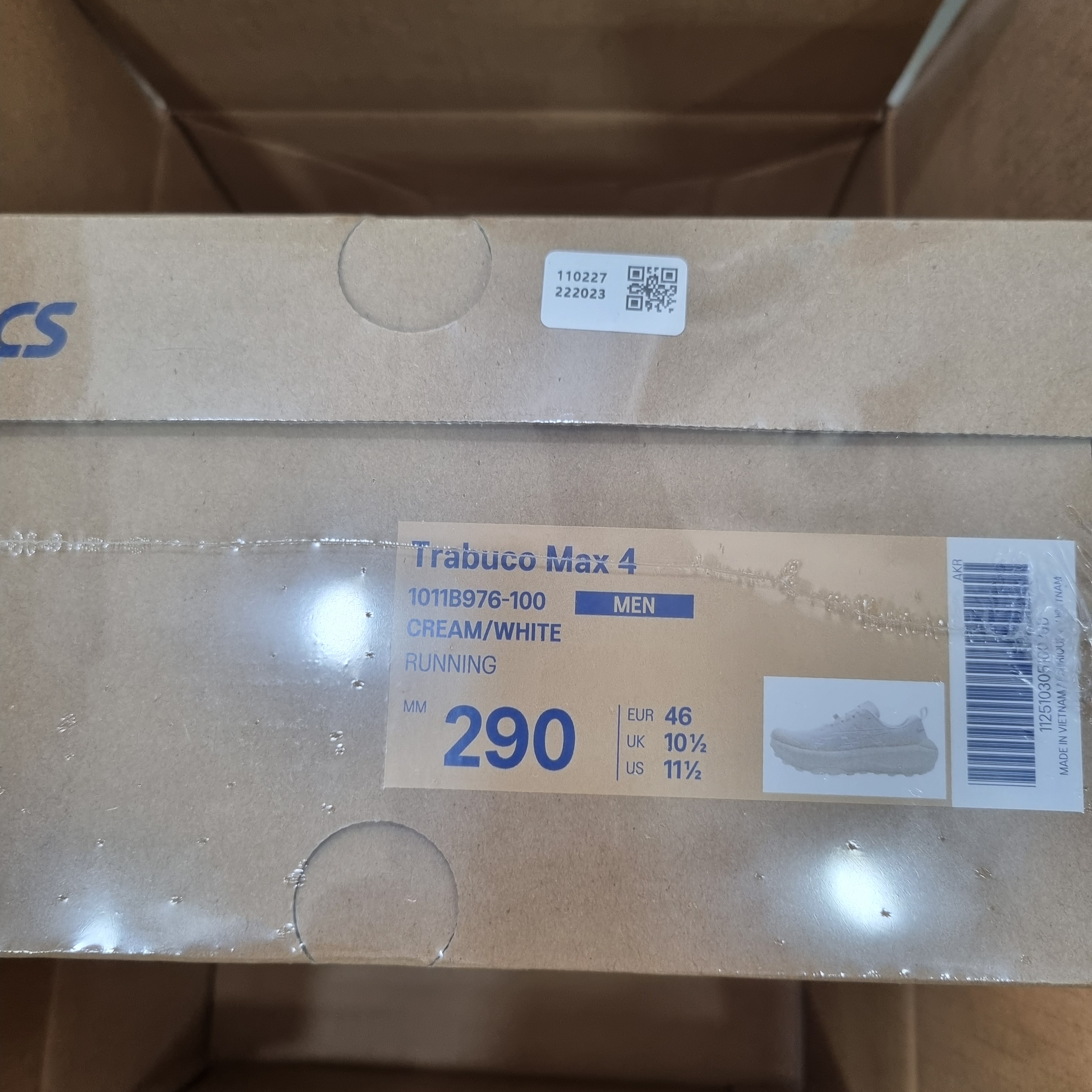 Asics Trabuco Max 4 Cream White 착용 스타일 - 5