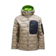 Peak Performance Helium Utility Down Hooded Jacket Avid Beige