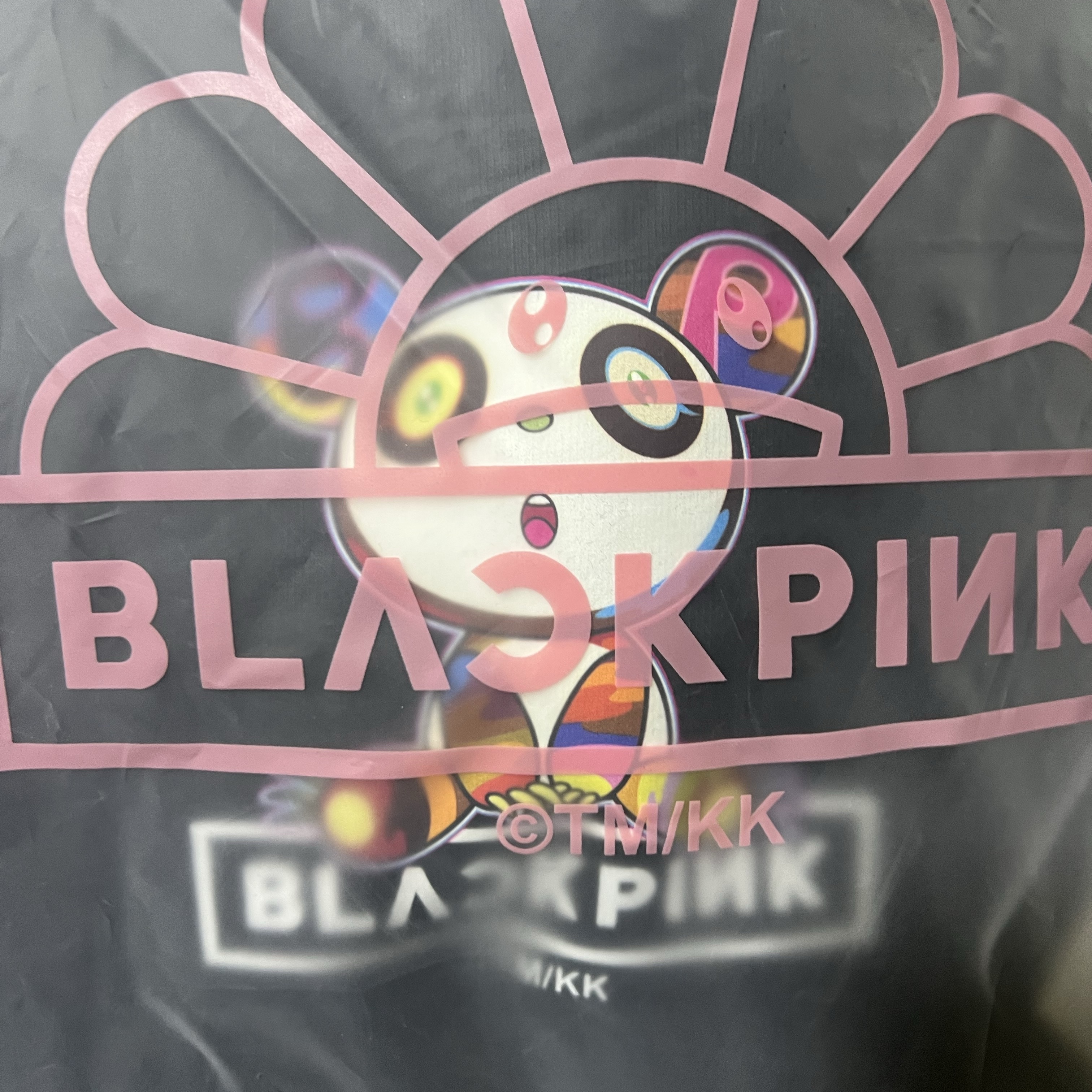 Kaikai Kiki x Blackpink Pandakashi Dreams Hoodie Vintage Black 착용 스타일