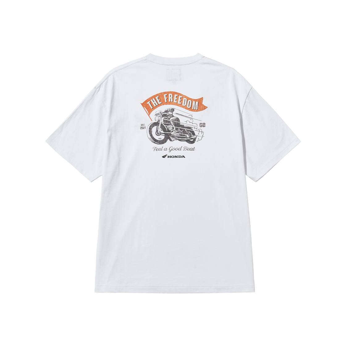 [KREAM 단독] 혼다 프리덤 숏 슬리브 화이트([KREAM 단독] Honda Freedom Short Sleeve White)