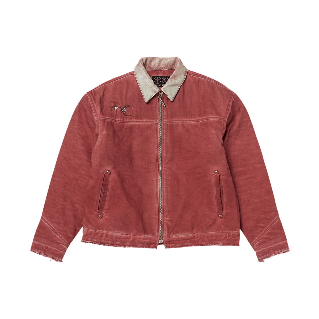 - Thug Club TC Washed Work Jacket Red