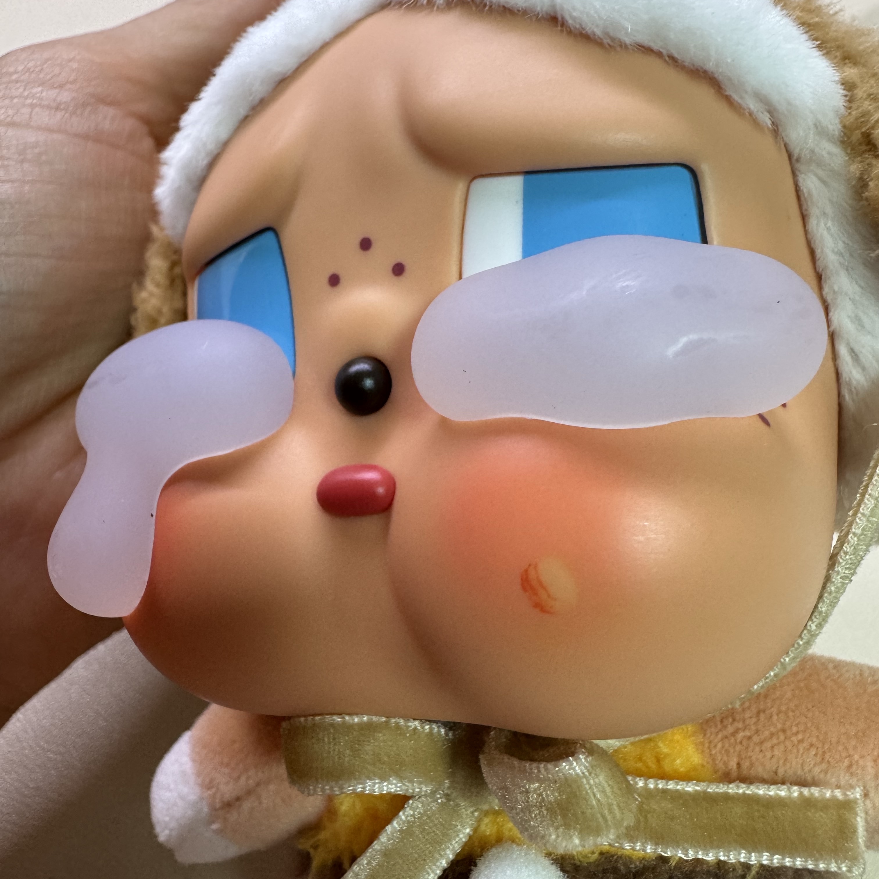 Pop Mart Crybaby Crying Again Series Plush Keyring Sealed Case (6 Blind Boxes) 착용 스타일 - 1