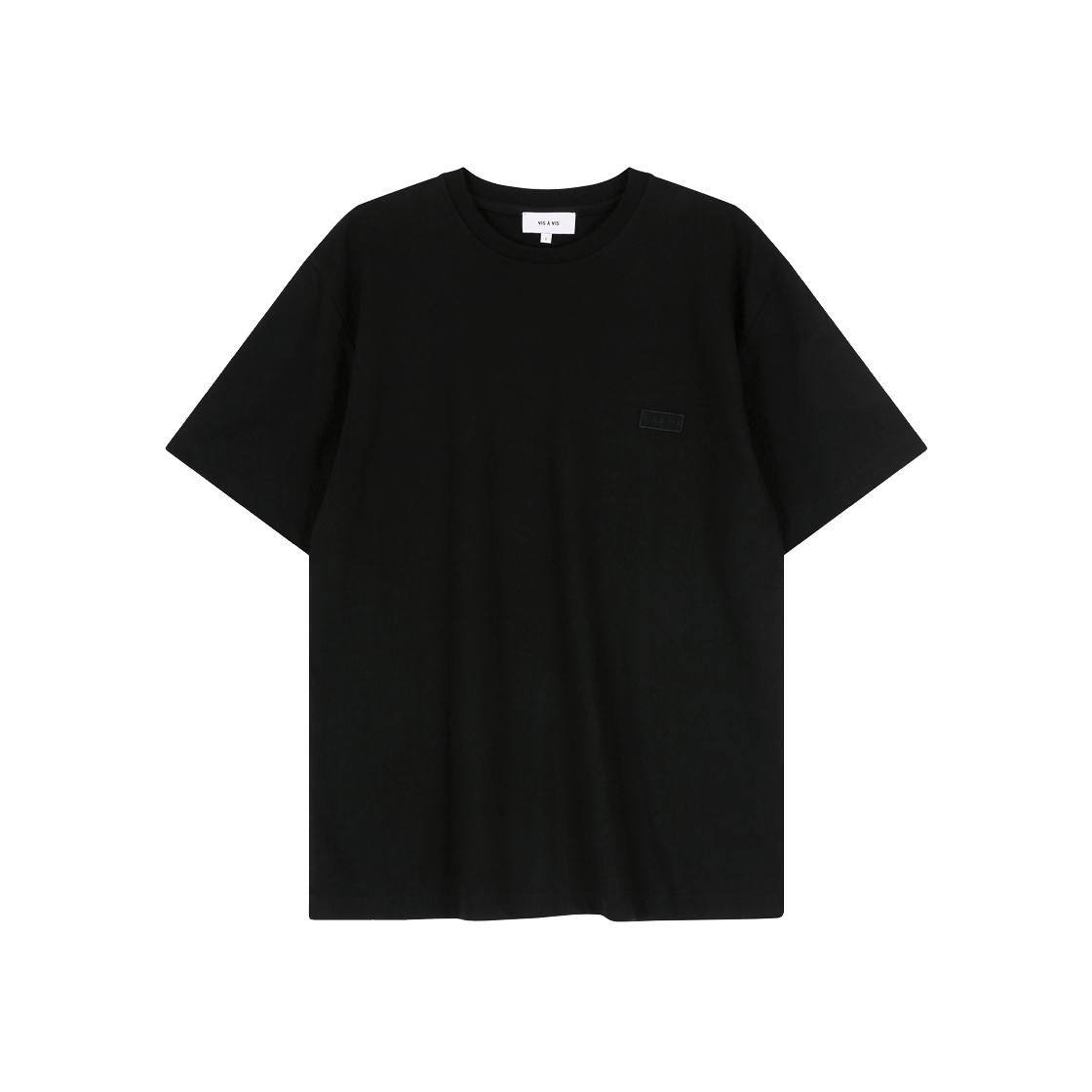 262-2402-01 VIS A VIS Logo Patch Tee Shirt Black