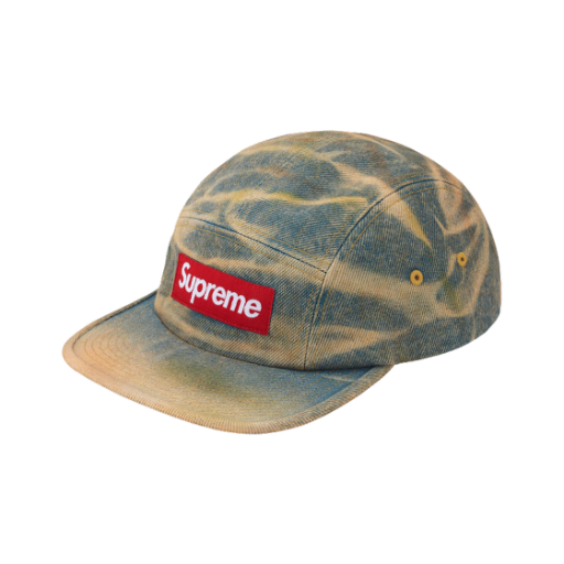 - Supreme Denim Camp Cap Dirty Indigo - 25FW
